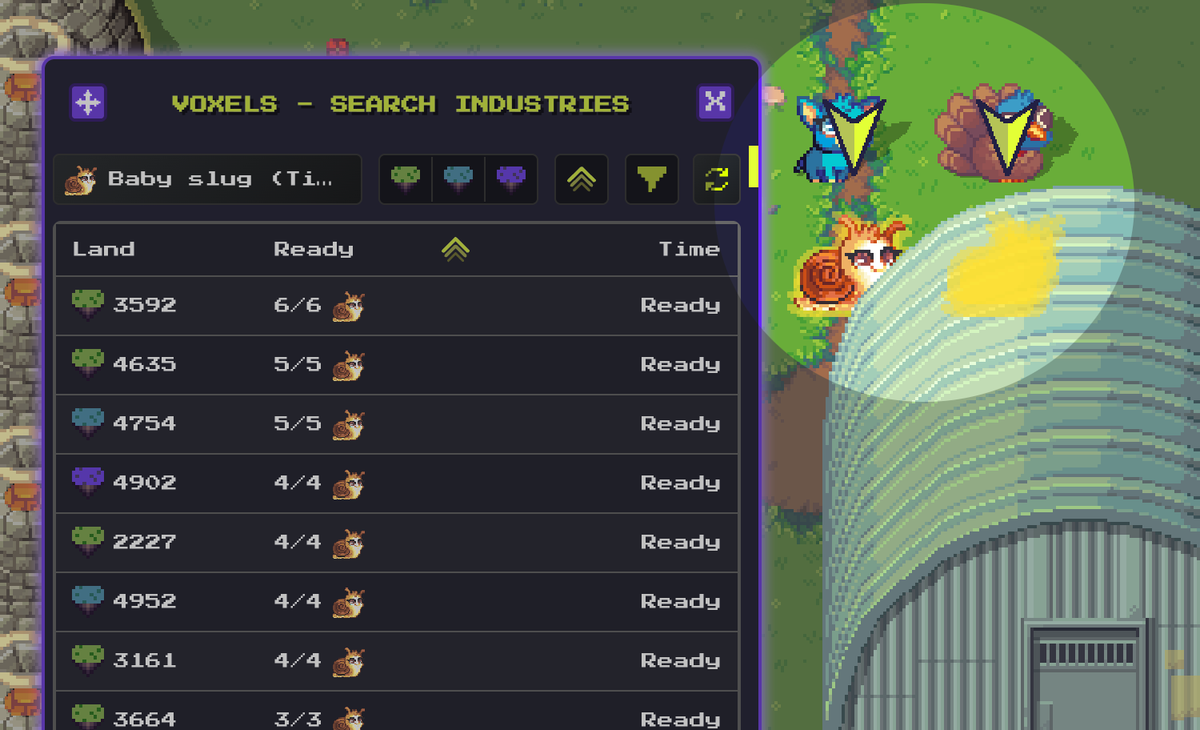 🔥 Voxels Update out NOW 🔥

With tons of new features for <a href="/pixels_online/">Pixels</a> 
🔹Navigation arrows for industries
🔹Timer filter
🔹Anti-Zoom setting for screen resizing
🔹And a lot more!

Update Thread 🧵 + 2000 $PIXEL 👇