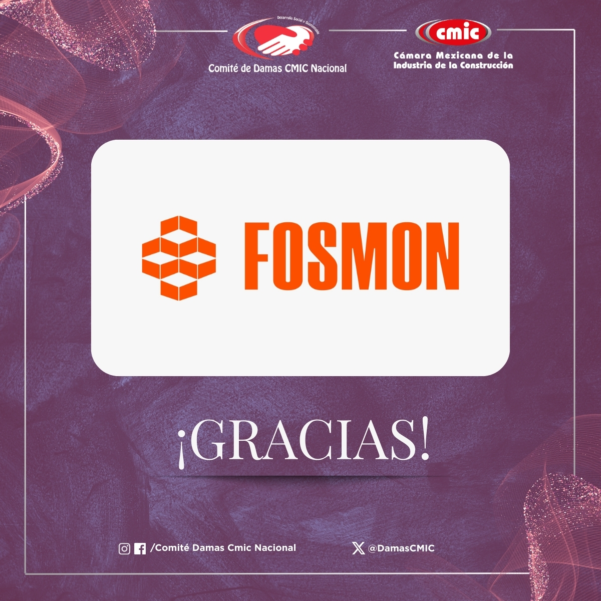 ¡Gracias por volverse parte de este proyecto! 🤝💖

Estamos muy felices de contar con su #apoyo en este proyecto tan importante para nosotras. La Gala de Comité de Damas CMIC Nacional será una parte esencial de nuestros #proyectos sociales este 2026.