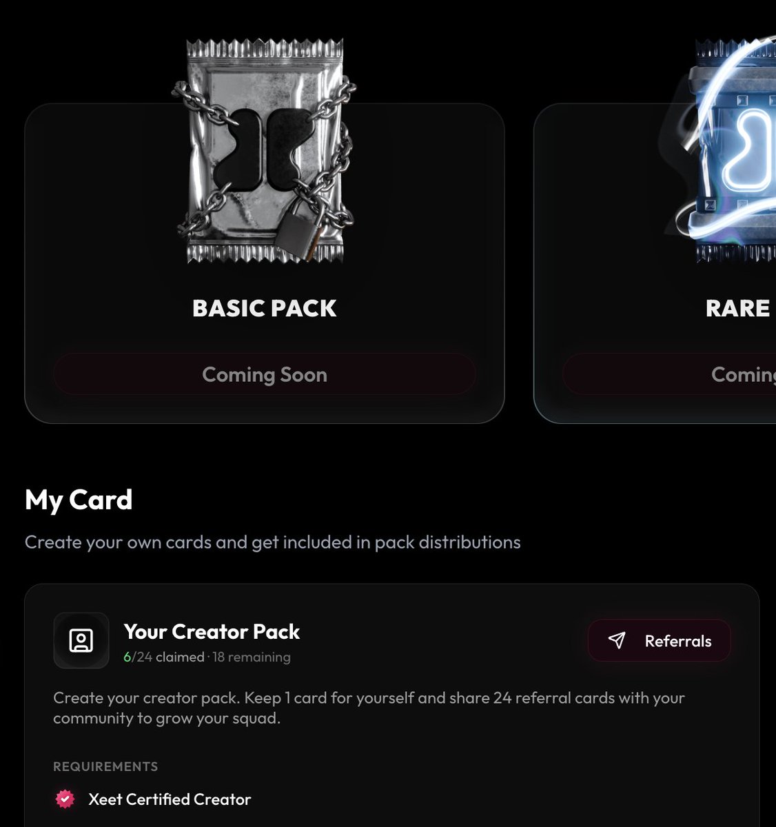 I'm giving away 1 of my <a href="/xeetdotai/">xeet</a> personal NFT cards 🥳

Requirements:
- Follow <a href="/jgonzalezferrer/">Javi🥥.eth</a> <a href="/xeetdotai/">xeet</a> 
- Like this post ❤️

⏰ Winner in 48 hours