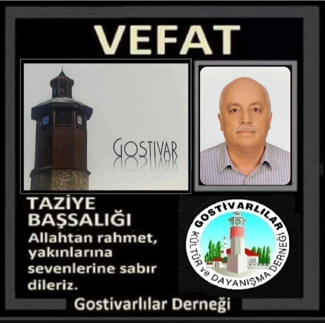 Sadık Özdemir Vefat

Gostivarlı Sadettin, Zuhal, Nihal'in Abileri Mine Hanım'ın Eşi, Şaban Önder'in ve Hakkı'nın kayınbiraderi Sadık Özdemir hakkın rahmetine kavuşmuştur...
12 Şubat 2026 Perşembe günü İKİNDİ namazına müteakip Beylikdüzü Yaşar Cimilli Camii'nden kaldırılacaktır.*