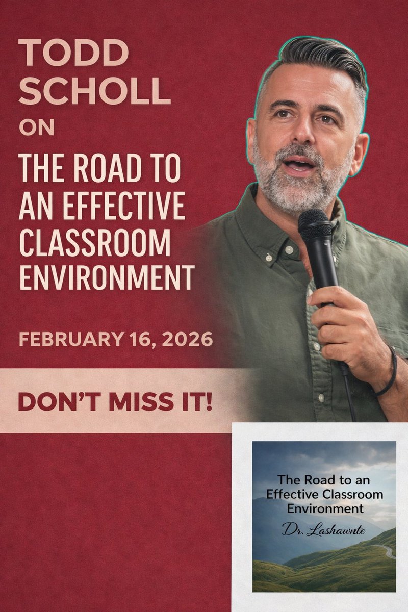 Join me on The Road to an Effective Classroom Environment as I sit down with Todd Scholl an insightful educator and thought leader, for a powerful conversation about leadership, learning, and creating meaningful classroom experiences.