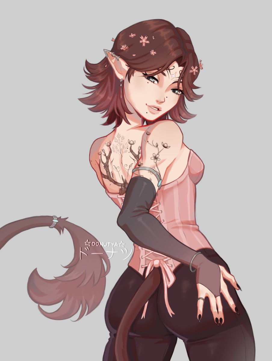 Gift for <a href="/HeyyFizZz/">FizZz</a> 😳🖤
#elf #elfoc #digitalart #illustration #anime #animeart