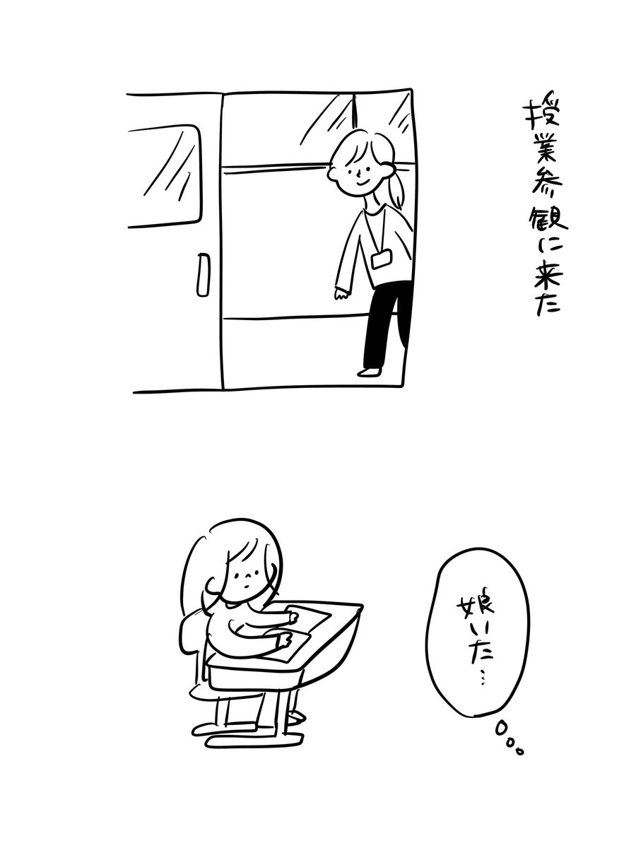 それぞれの参観 