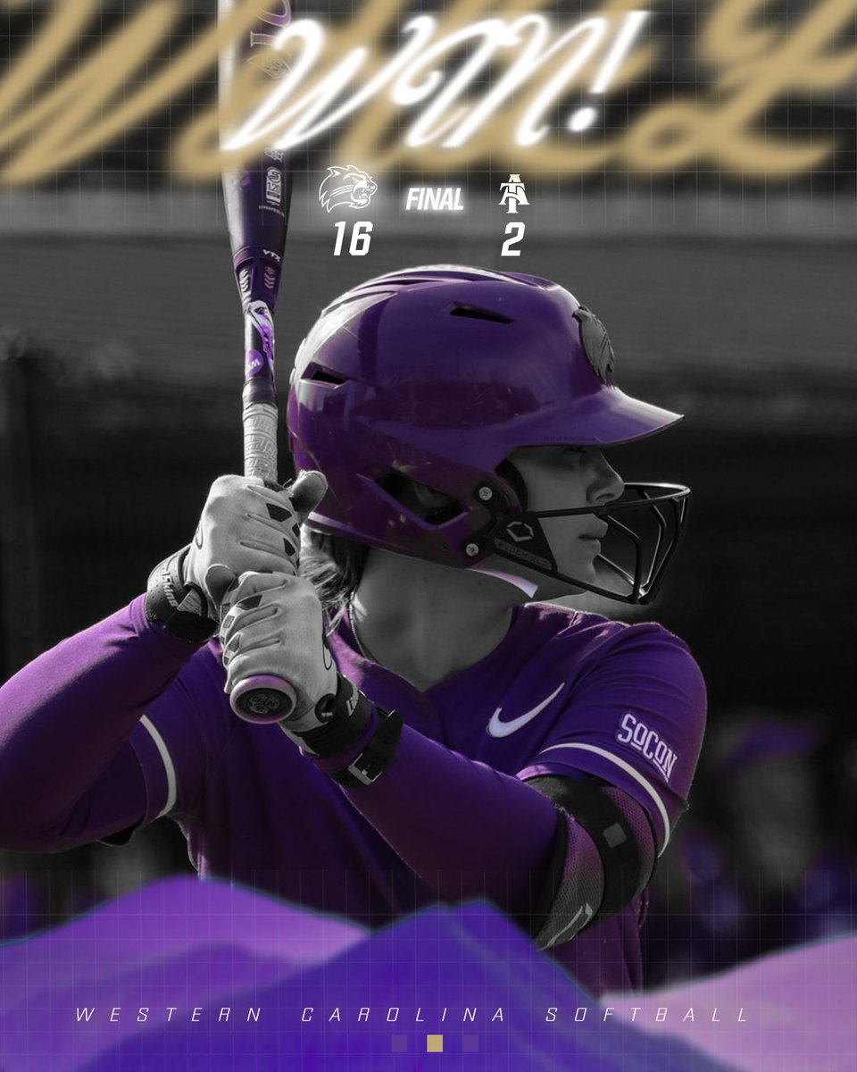 #WHEEWIN over A&amp;T to complete the doubleheader sweep of the Aggies on opening day. AG Batson with three hits and two RBIs in the win as Tate Stewman and Autumn Russell both went deep in the win.

#CatamountCountry | #WheeAreOne | #Team21