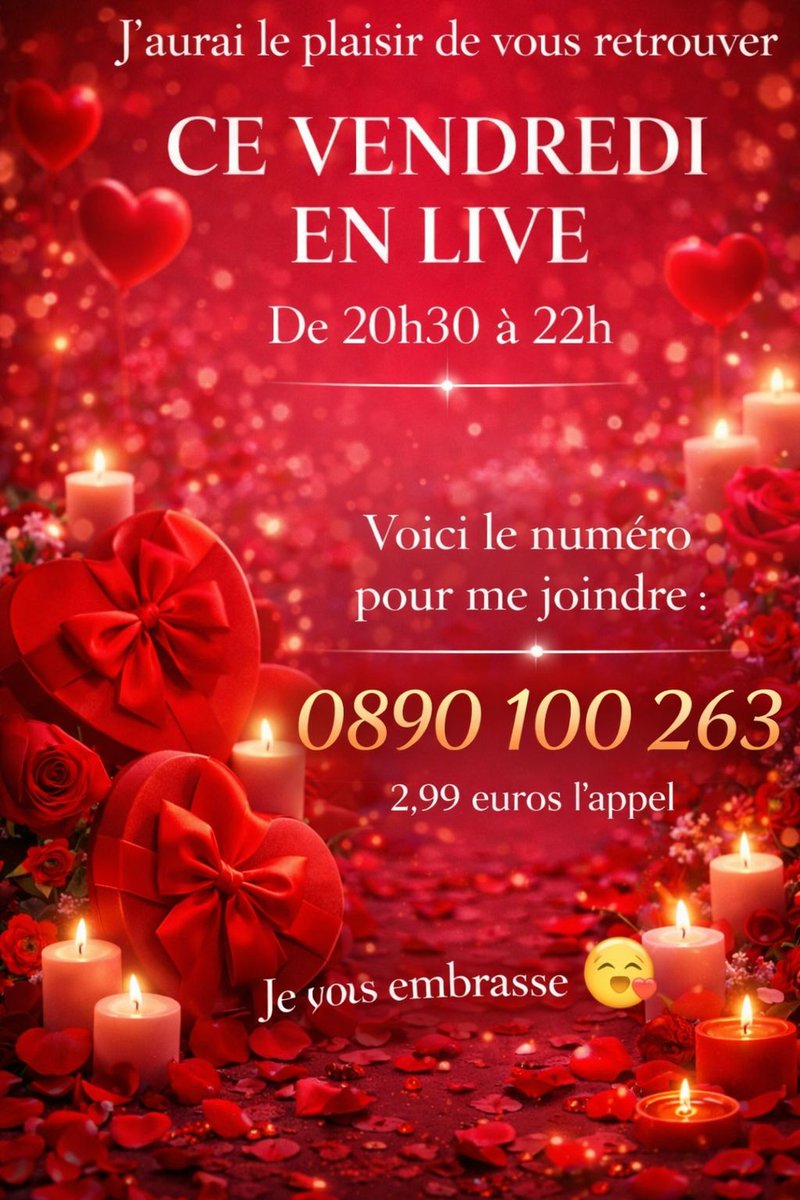 nora_medium's tweet photo. Bonjour, 
J'ai le plaisir de vous retrouver ce vendredi pour mon émission "Guidance Live". 
2.99€ l'appel au 0890100263
A bientôt. 
Nora Nour https://t.co/UPahb6bV07