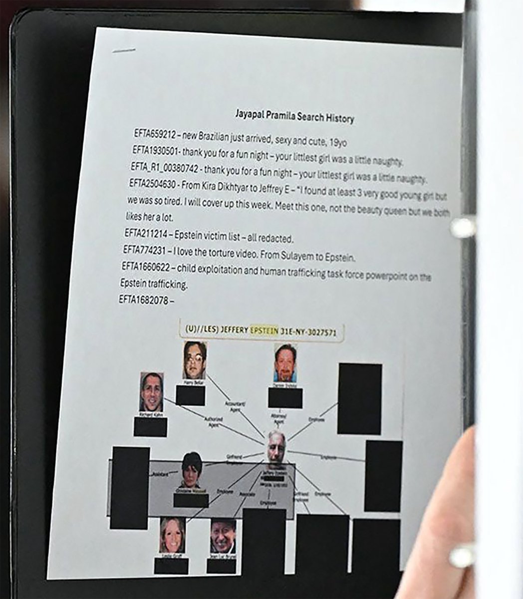 🚨BONDI AND DOJ CAUGHT SAVING SEARCH HISTORY OF CONGRESSMEN AND WOMEN WHEN REVIEWING THE EPSTEIN FILES🚨

Nothing says transparency and “ nothing to see here” like keeping track and printing out the documents they searched to keep tabs and use against them. This just keeps