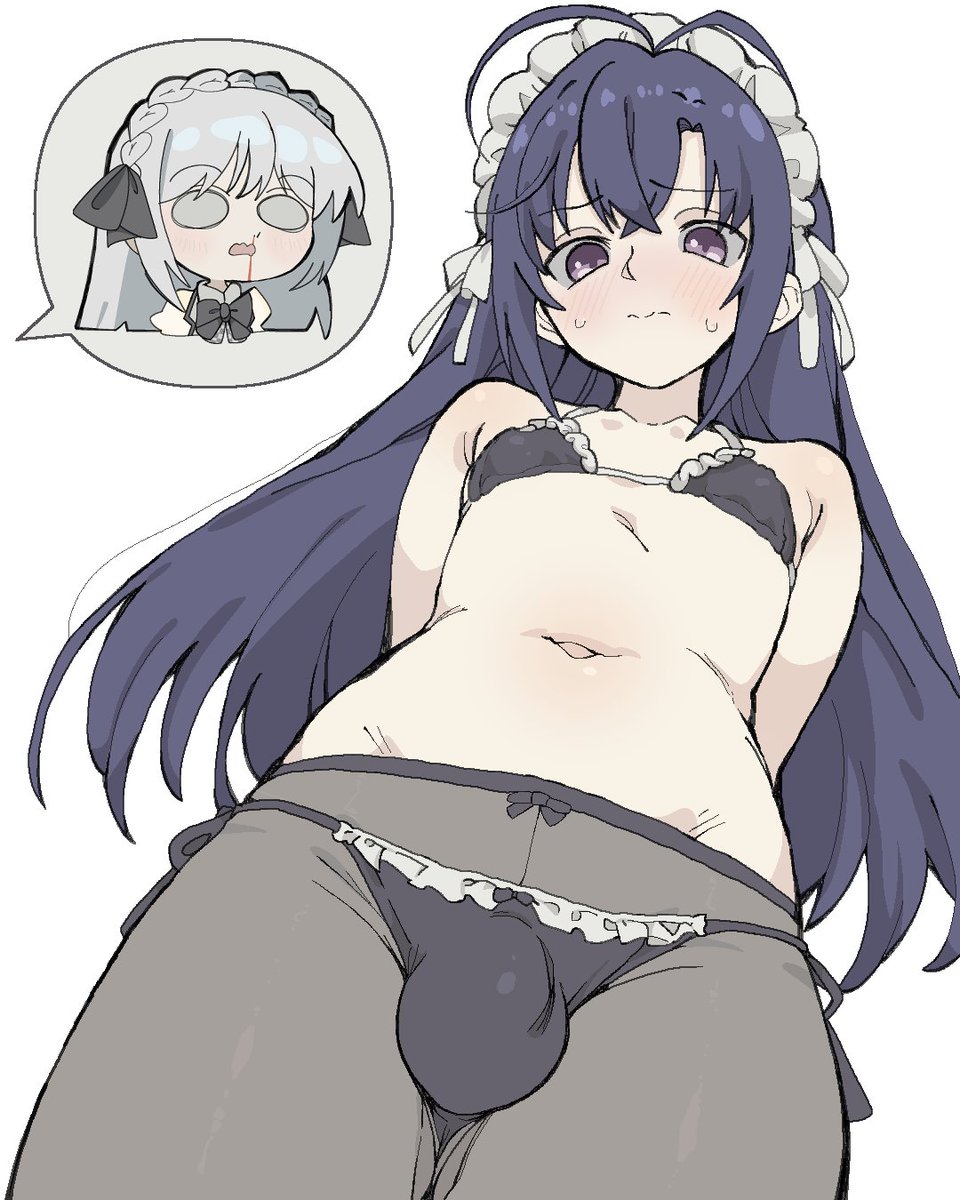 comm of asahi from tsuriotsu (and a little luna)
#つり乙 #navel
