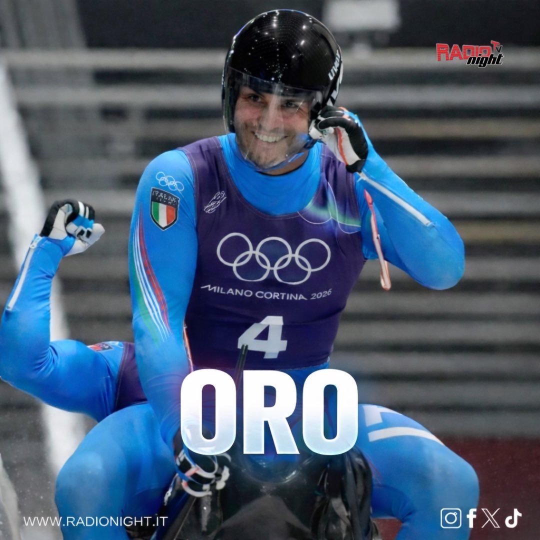 RadioNight_'s tweet image. FANTASTICI! 🥇🇮🇹

Rieder e Kainzwaldner regalano all’Italia la medaglia più preziosa: l’ORO!
Una rimonta incredibile, emozionante, che resterà nella storia.

Orgoglio azzurro! 💙✨

#radionight®️