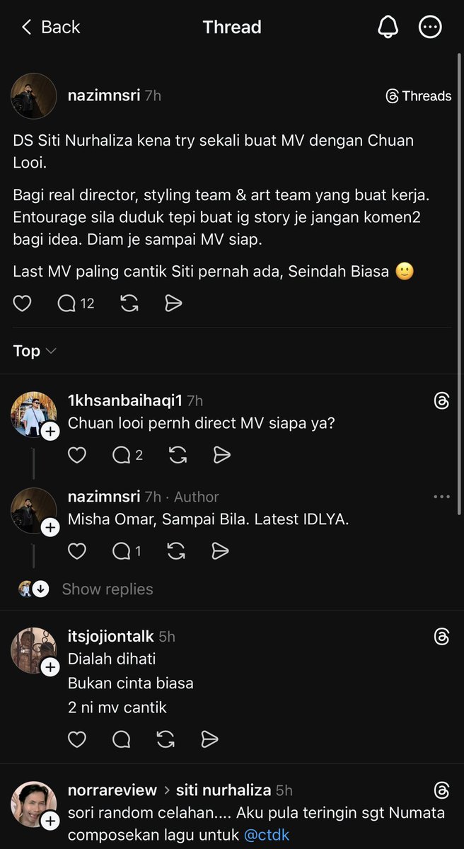 BAD_ARSILA's tweet photo. Setuju! bila ramai bersuara, bukan suatu yang asing. sudah kerap kali..

Siti Nurhaliza dan team mohon cakna https://t.co/QlszDB9hV0