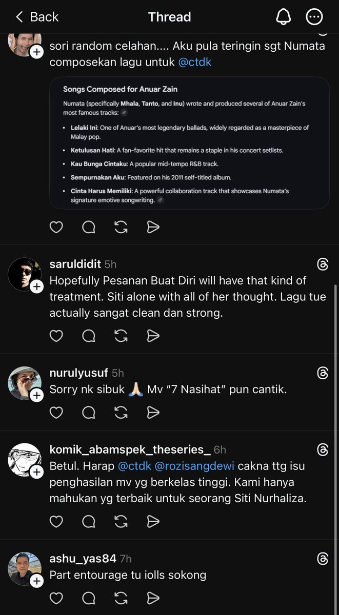 BAD_ARSILA's tweet photo. Setuju! bila ramai bersuara, bukan suatu yang asing. sudah kerap kali..

Siti Nurhaliza dan team mohon cakna https://t.co/QlszDB9hV0
