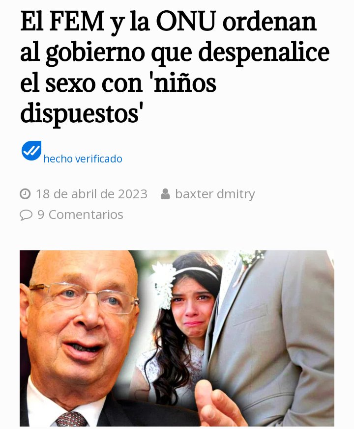 El caso de Epstein retrata lo que venimos denunciando de estos psicópatas perversos. Los casos de pedofilia y abusos sexuales a menores de edad; o la pornografía infantil, tienen un nexo común👇

🔥🔥🔥🔥☄️