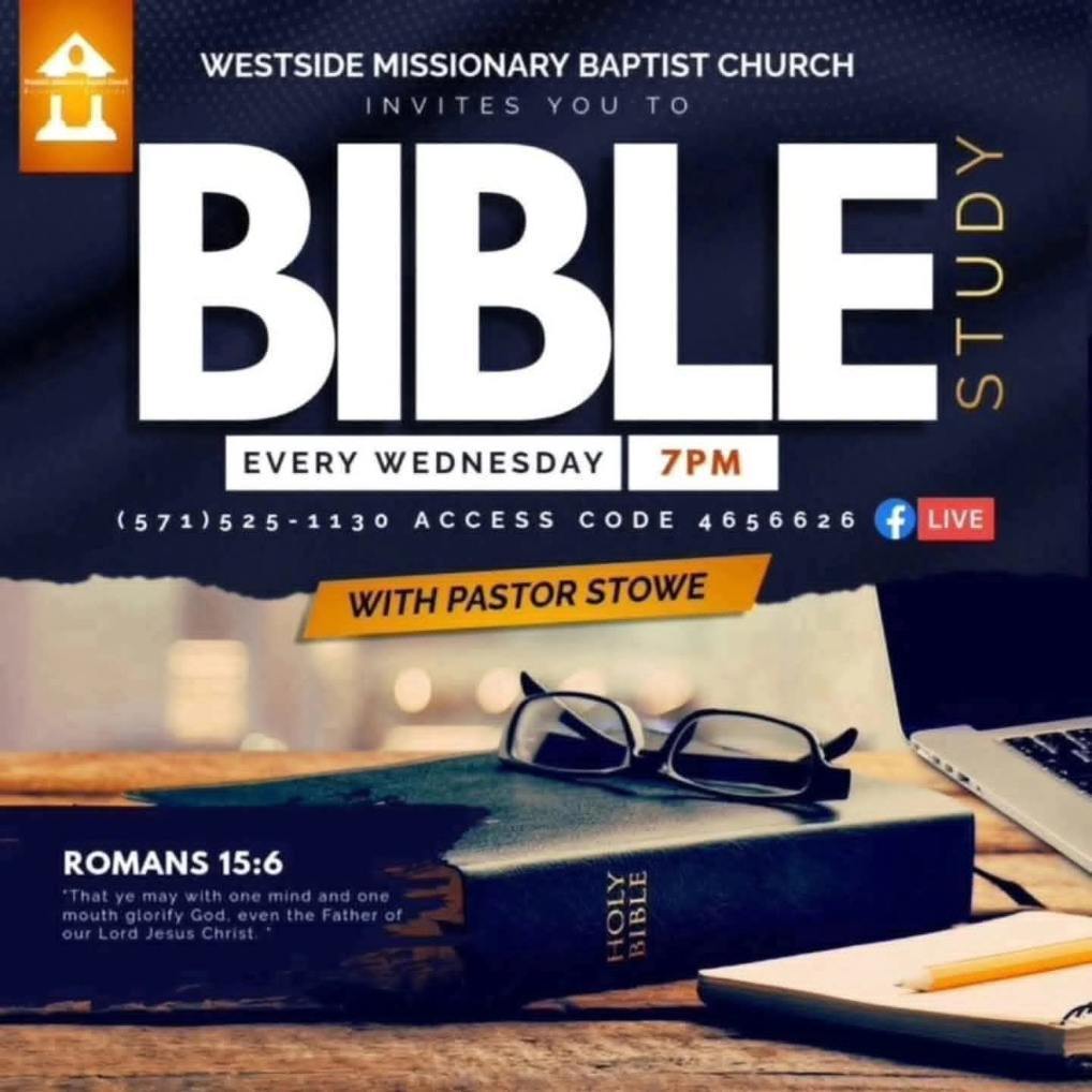 WestsideRobbins's tweet photo. Good evening family. Join us as we continue our study of 2 Timothy with "Focused On The Faith". Intercessory Prayer starts at 7pm on Conference call and Bible Study starts at 7:30 on Facebook Live as well. 

#ItsTimeToGO https://t.co/KOcBaJkFTi