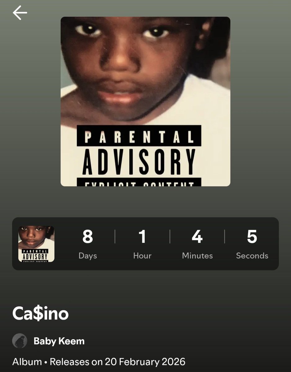 I still can't believe we are getting new Baby Keem music NEXT WEEK.