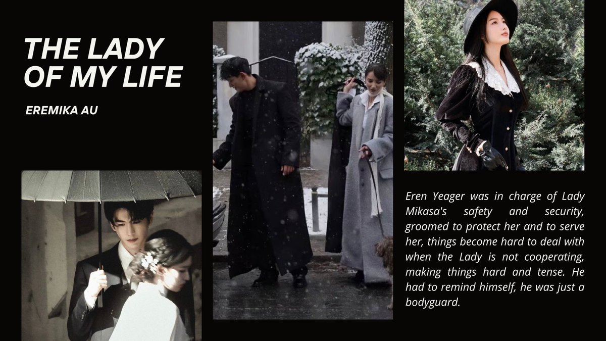 The Lady Of My Life

#Eremika 

[one-shot?]
genre: romance, drama, forbidden relationship
rated: E
word count: 10.4k
ch. 1
archiveofourown.org/works/79267966