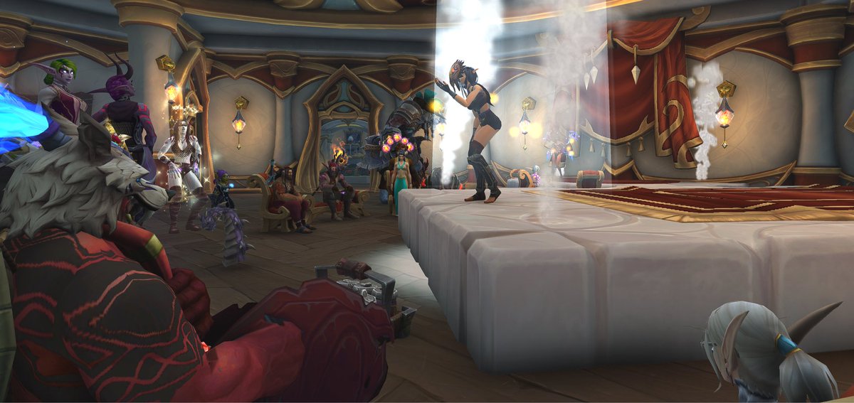 FantasyRestG's tweet photo. Fantasy Rest Cabaret awaits you every Saturday, 8pm to midnight, Moonguard server time (CST). Discover a world of enchantment with our captivating entertainers, fully stocked bar, and luxurious private lounges. Indulge your senses and let your fantasies run wild. https://t.co/M7L49CeSTz