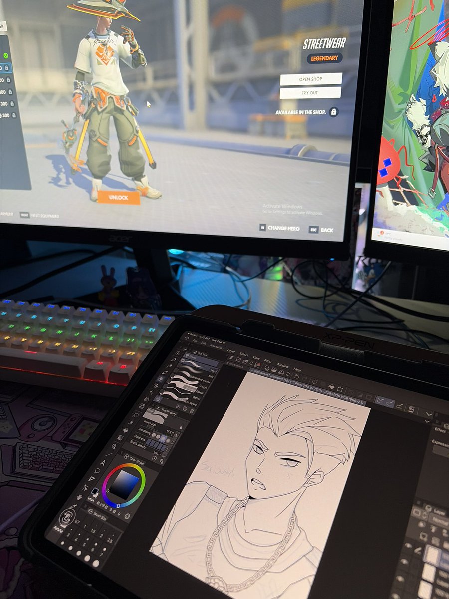 kai_inluv's tweet photo. he’s angry bc everyones making fun of his fit 😡

#Overwatch #Mizuki #OverwatchFanart #Mizukioverwatch https://t.co/TgxmqDVKjI