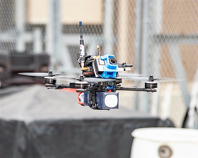 EBASports's tweet photo. FOX Sports flew its first #Daytona500 drone in 2018 - a tethered DJI Inspire 2 - the evolution has been continuous! #sportstech #drones #tech @NASCARONFOX #NASCAR https://t.co/pc7LI5wppw