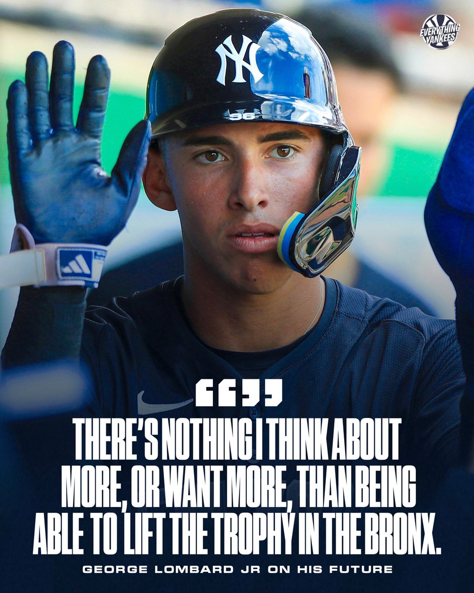 eyyankees's tweet image. There will be a handful of fun storylines to follow this Spring. 

One of those being that we should get an extended look at top prospect George Lombard Jr.

Lombard Jr won’t break camp, but if he has a strong start in AA, he could become a name worth monitoring in the summertime…
