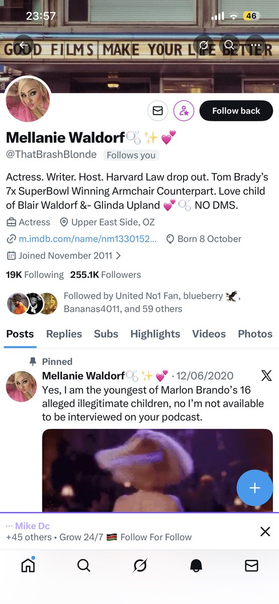 BuildWithKings's tweet photo. @ThatBrashBlonde 
Look who gave me a follow 🥺❤️, 
We made the right person famous ⚡️⚡️⚡️.
I’m currently restricted but definitely connecting back. Thanks so much 🚀🚀🚀 https://t.co/QLgYR5okqh