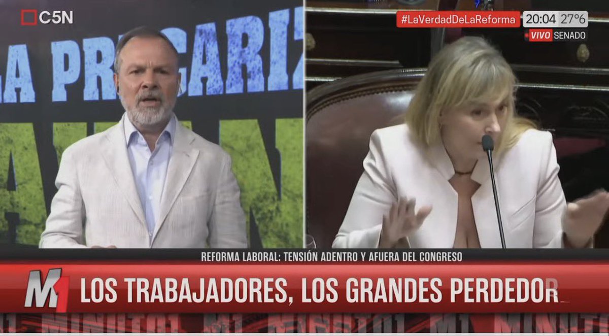 #RATING

Con pico de 3,1 #LaVerdadDeLaReforma de #MinutoUno con <a href="/Gatosylvestre/">Gustavo Sylvestre</a> LIDERA Y ARRASA EN LAS NOTICIAS por <a href="/C5N/">C5N</a> 🔥