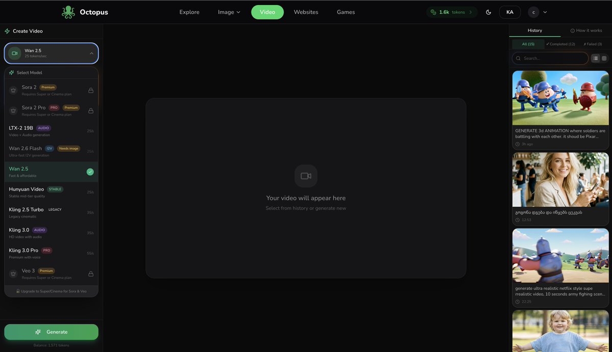 Octopus AI tweet media