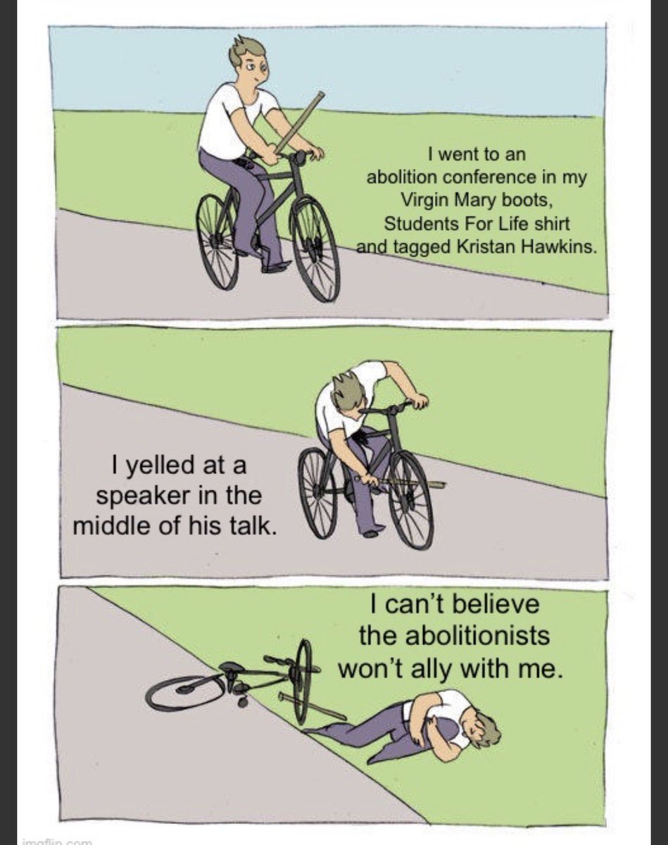 I CANNOT BELIEVE how horribly my friend was treated at the recent abolitionists’ conference! 😡 ⬇️

#victimbyassociation