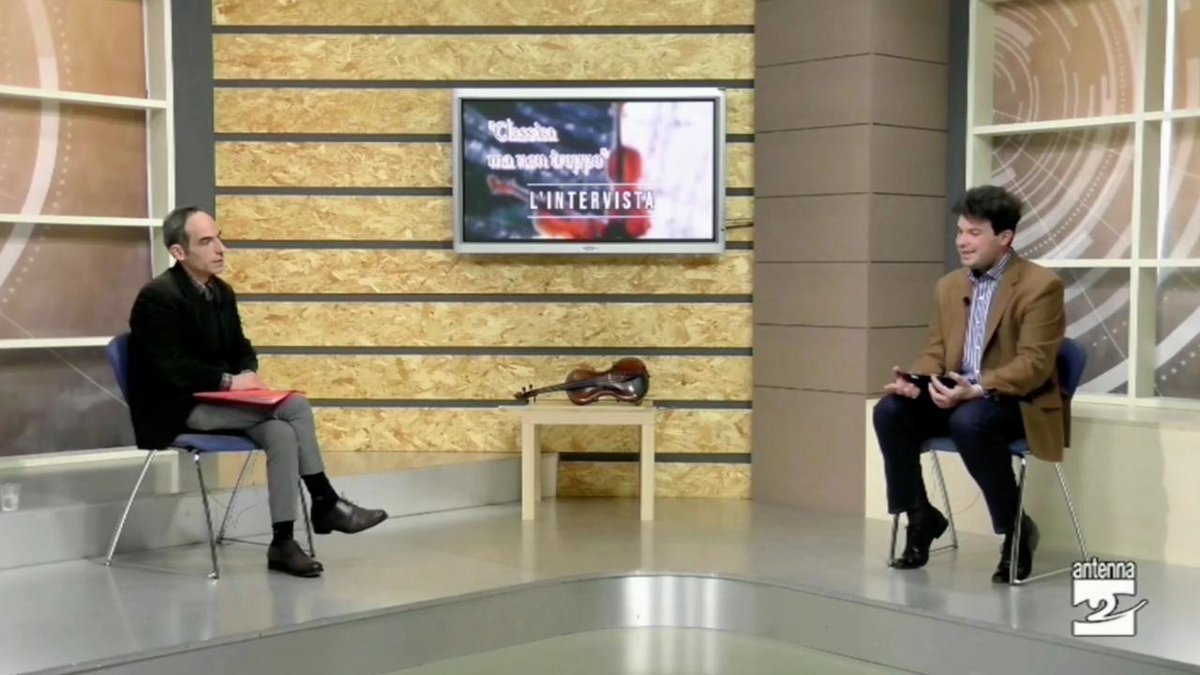 Due momenti dell'intervista del 12 febbraio 2025 con Roberto Arnoldi