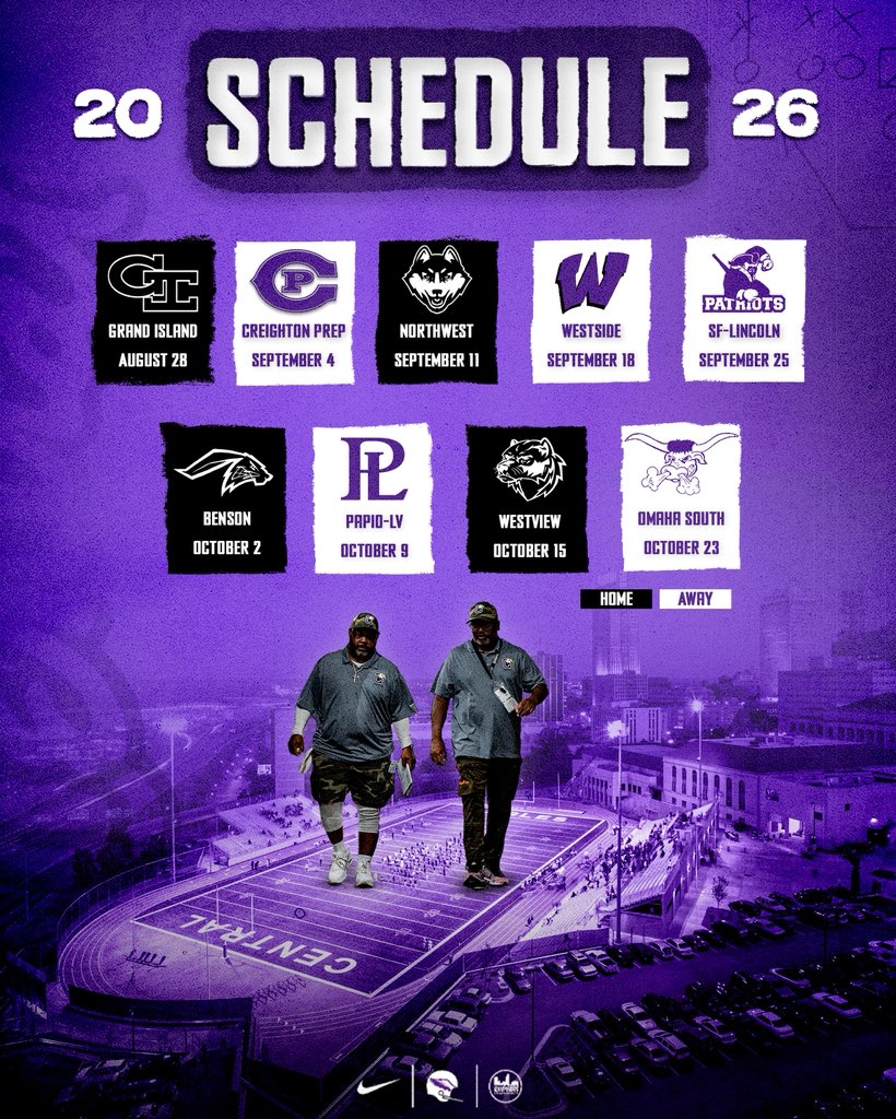 Omaha Central High School Football tweet media