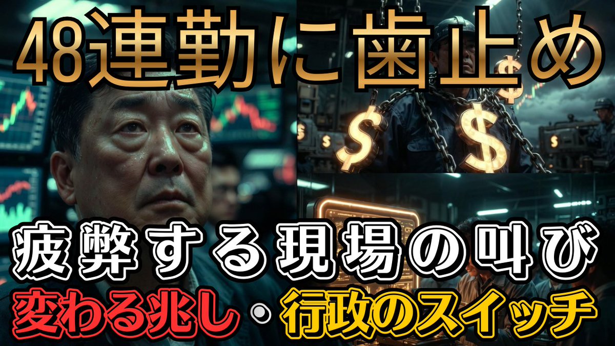 jsg_assoc's tweet photo. 朝刊です✉️

【動画の概要】
現場目線で読み解く今日のビジネスニュース。連勤禁止議論、米家計債務2900兆円の重圧、AIによるSaaS変革、高市政権始動など、私たちの職場や暮らしにどう響くかを丁寧に確認します。

【本日のトピック】 
1. 48連勤禁止へ、労働基準の見直し
2. 米家計債務が過去最大更新
3. SBG、OpenAIへの出資協議
4. ホンダ、北米EV戦略立て直し
5. 米10年債利回り4.17%へ上昇
6. ビットコインと量子脅威
7. ビットコインETF資金流出
8. AIが主導する「SaaSの死」
9. 沖縄の理系教育と産業創出
10. メダカと発達障害支援
11. 中道改革連合の代表選告示
12. 高市首相指名と特別国会

【引用・参考元クレジット】
本日のニュースは、主に以下の日本経済新聞（日経電子版）の記事に基づいています。

・「48連勤」合法でいいの？ 連続勤務に歯止め、14日以上禁止も
https://t.co/pUaEnUJhfY
・米家計債務、2900兆円で過去最大更新 住宅・学生ローンで延滞増
https://t.co/Vezeb5DitV
・ソフトバンクG、「AI全賭け」に難所続く OpenAIと4.7兆円出資協議
https://t.co/J6OkqBW024
・ホンダEV不振、米国社長に藤村CFO 北米の商品構成見直し急務
https://t.co/12Pmg0shRO
・NY債券、長期債反落 10年債利回り4.17% 雇用統計で早期利下げ観測後退
https://t.co/YoL9NFomWq
・半値のビットコイン、量子コンピューター解読力が脅威に
https://t.co/olM304GuLR
・低迷ビットコイン、巨大ETFから9億ドル流出 プロも個人も「極度の恐怖」
https://t.co/NK6MpGSATu
・「SaaSの死」震源、アンソロピックの実力 オフィスに照準でAI競争優位
https://t.co/B06ZvSPfIP
・沖縄の子供に最新の理系教育を 沖縄科技大学が奮闘、産業創出の礎に
https://t.co/wl7pPnUqkr
・メダカと「対話」、発達障害の児童を支援 福井高専発スタートアップ
https://t.co/Qar2lndPWT
・中道代表選きょう告示、小川・階両氏が出馬へ 特別国会前に新たな顔
https://t.co/ZqvOiZfWCN
・高市首相は第105代に、衆院選後の首相指名とは 国会18日召集へ
https://t.co/LEIrZndpJG

#JSG日報 #ビジネスニュース #働き方改革 #米家計債務 #AI変革 #現場視点 #働く皆さん