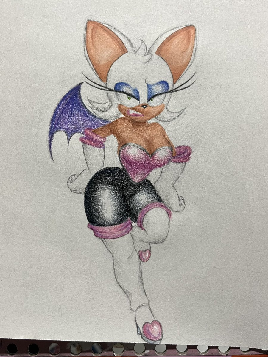 banditloccs's tweet photo. Rouge inspired by @mashkiel’s animation #sonic #RougeTheBat https://t.co/hcdN0HedJs