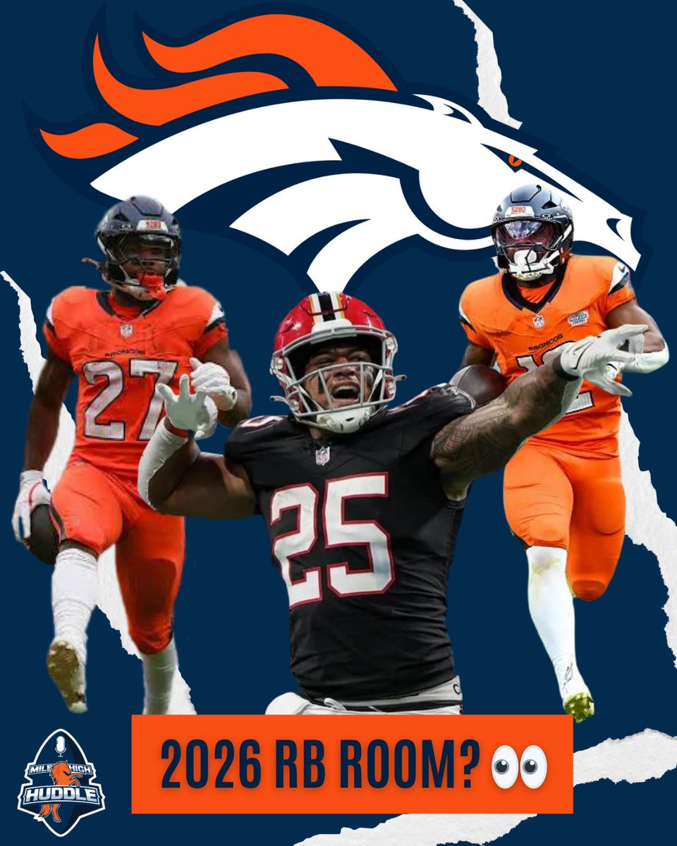 How would you feel if this was the #Broncos 2026 RB room? 

⭐️ J.K. Dobbins
⭐️ RJ Harvey
⭐️ Tyler Allgeier