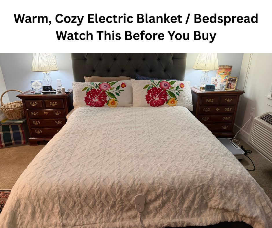 DeborahDian's tweet photo. How would you like an electric blanket that can also double as a cozy bedspread? I love this one. Learn more about it in this #Amazon review.
Amazon link: https://t.co/k23Xvxa21k
#ElectricBlanket #bedspread https://t.co/COsCqOPW0z