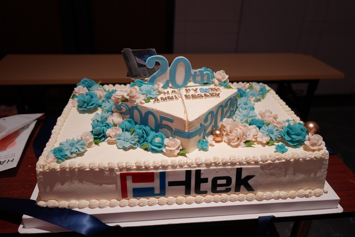 Htek2005's tweet photo. 20 years of @Htek2005 . 🎂
Good food, friendly games, and the people who make it all happen.
Products evolve. The energy doesn't.
Thanks for being on this ride with us. Here's to the next 20. 🚀🌍💛
#Htek #Htek20Years #Telecom #communications https://t.co/s8Bayqq47E