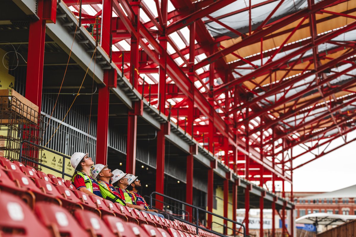 ToyotaStadiumTX's tweet photo. A nod to the past while we build our future. https://t.co/FUQ5PNkyvZ