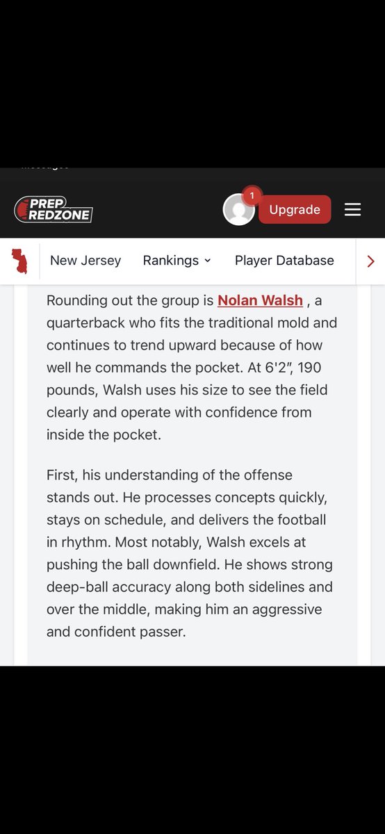 Nolan Walsh 2027 QB tweet media