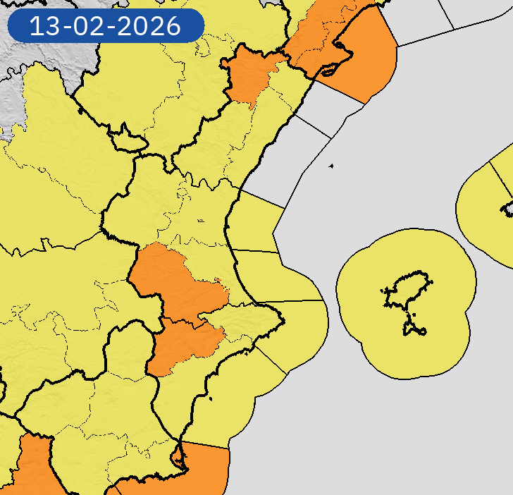 12/02 00:07 AVISOS HOY Y MAÑANA | Comunitat Valenciana: costeros y vientos. Nivel máximo de aviso: naranja.
Actualizaciones en aemet.es/es/eltiempo/pr…