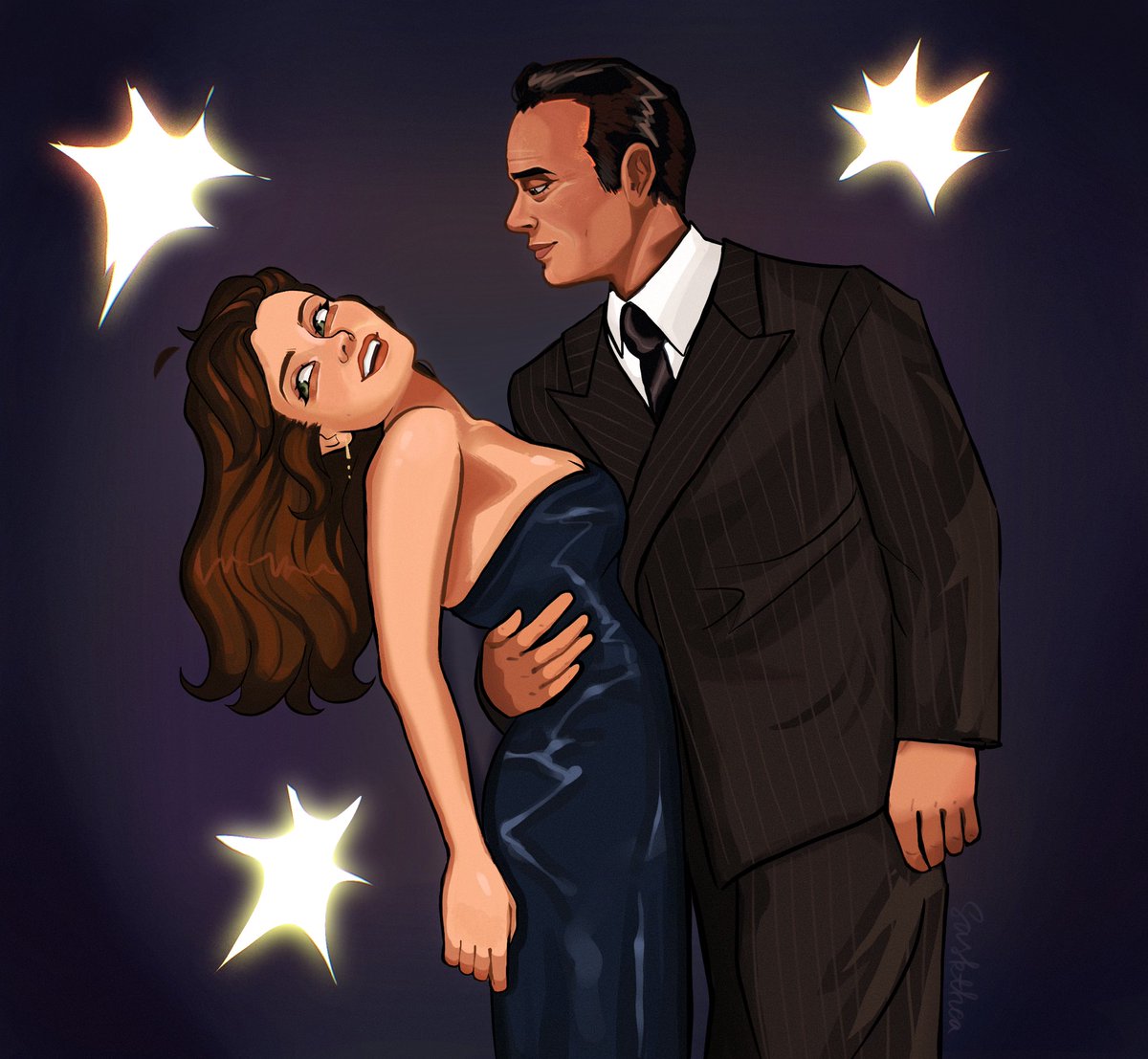 Day 4: Old Hollywood AU 🎥📸
<a href="/GhoulcyWeek/">Ghoulcy Week</a> #ghoulcy #fallout #ghoulcyweek2026