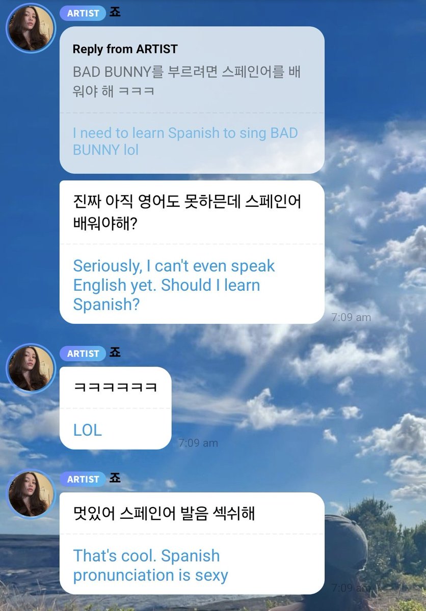 jihyo finally unleashing and embracing her latina-ness like wdym she's thinking of learning Spanish 😭😭😭