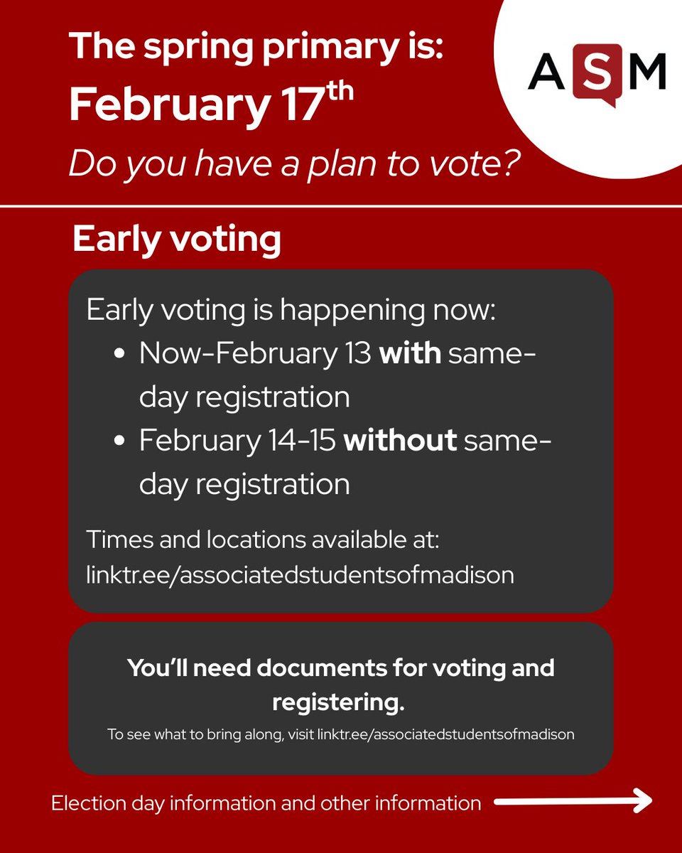 Associated Students of Madison tweet media