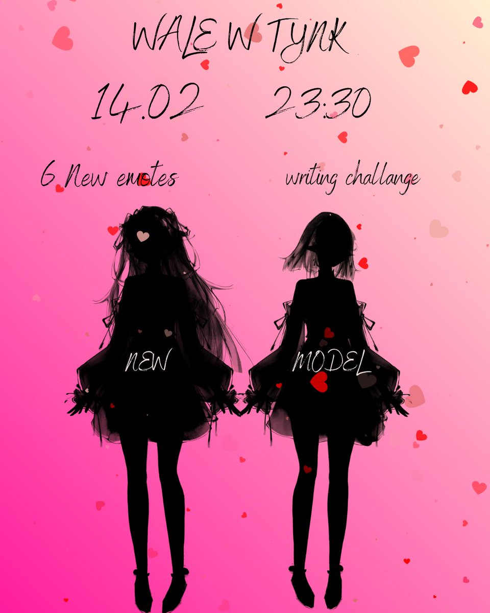 Faellen_VT's tweet image. alright, since everyone is doing something on valentines, i hereby declare NEW MODEL and a little writing challange/game. 

the challange instructions are on second pic, and hmmmm see you on valentines night then~~~