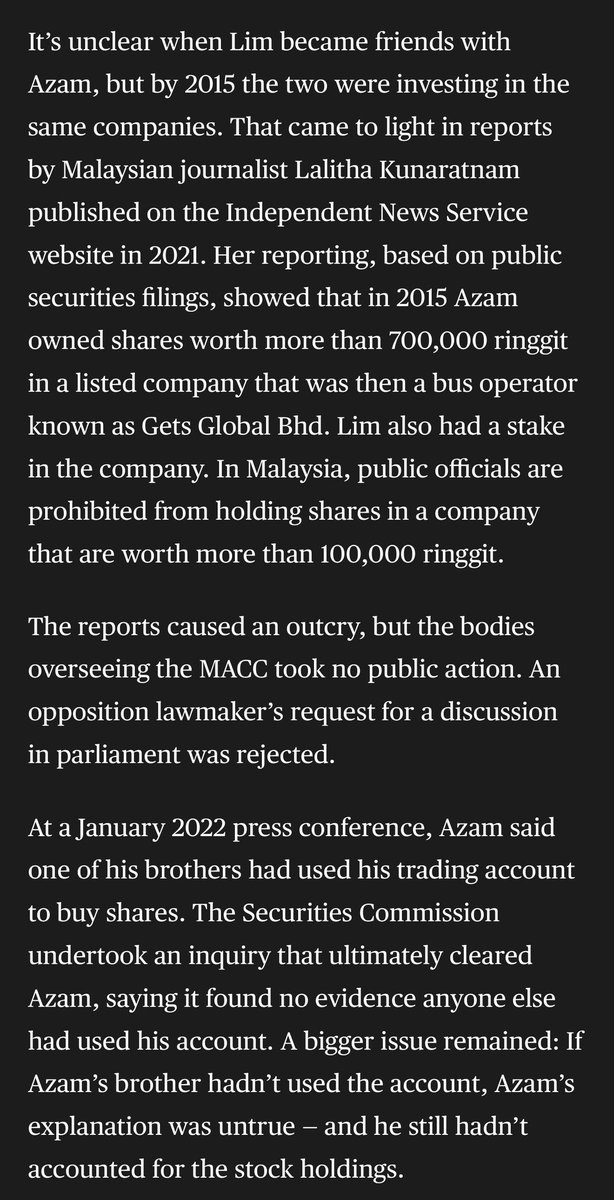 Cerita baru setiap hari. Walaupun yang ni tak berapa baru sebab blog Corporate Secrets pernah dedahkan cerita ni. Bloomberg siasat lebih mendalam, jumpa memo, sumber, saksi dan sebagainya. 

Persoalannya, siapa yang akan siasat SPRM?