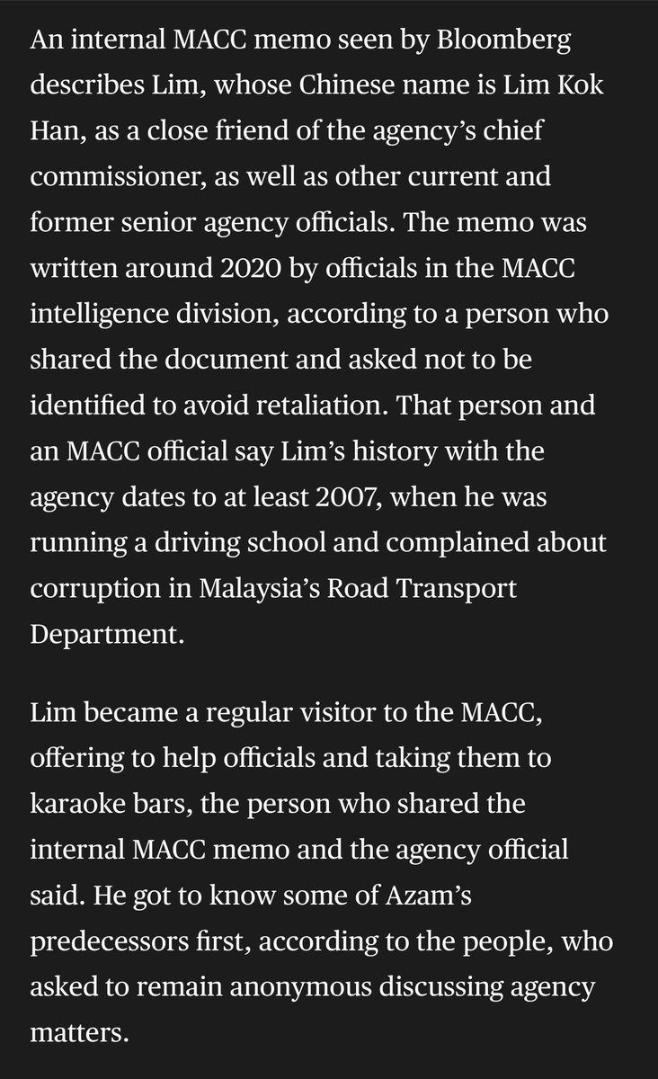 syahir's tweet photo. Cerita baru setiap hari. Walaupun yang ni tak berapa baru sebab blog Corporate Secrets pernah dedahkan cerita ni. Bloomberg siasat lebih mendalam, jumpa memo, sumber, saksi dan sebagainya. 

Persoalannya, siapa yang akan siasat SPRM? https://t.co/nvdemxWVYy