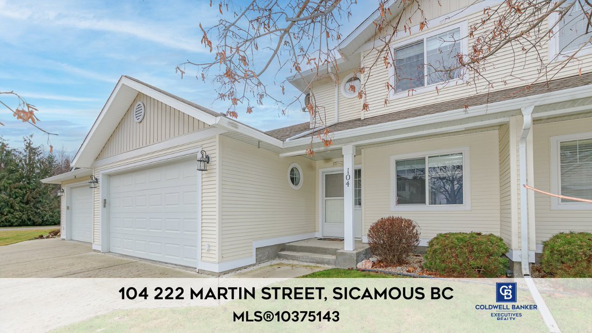 cbexecsrealty's tweet photo. NEW LISTING! 
#104 222 Martin Street, Sicamous
For more information: 
Dave Strle
Sales Representative, REALTOR®
Telephone: 250-833-8391
Coldwell Banker Executives Realty
MLS®10375143 https://t.co/iE4uzLjvSH