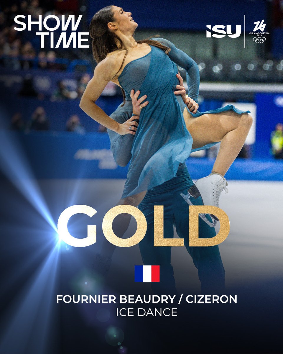ISU_Figure's tweet image. The Ice Dance showdown delivered all the drama ✨🔥⛸️

🥇 Laurence Fournier Beaudry / Guillaume Cizeron 🇫🇷
🥈 Madison Chock / Evan Bates 🇺🇸
🥉 Piper Gilles / Paul Poirier 🇨🇦

What a night. What a podium. What a SHOWTIME moment. 👑

#ISUShowtime #FigureSkating #Olympics…