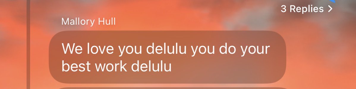 ty for loving me at my most delulu