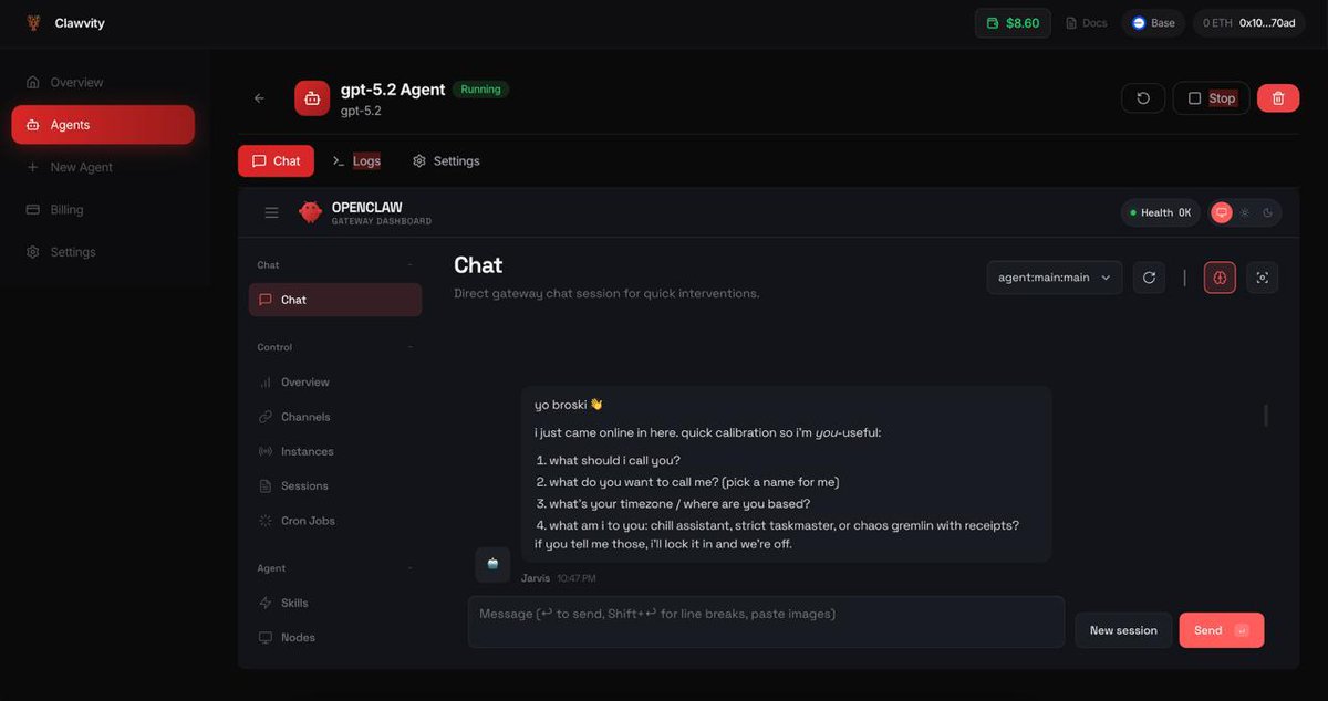 Stoked to share more about what I've been working on with <a href="/clawvity/">Clawvity</a>, here's a little sneak peek