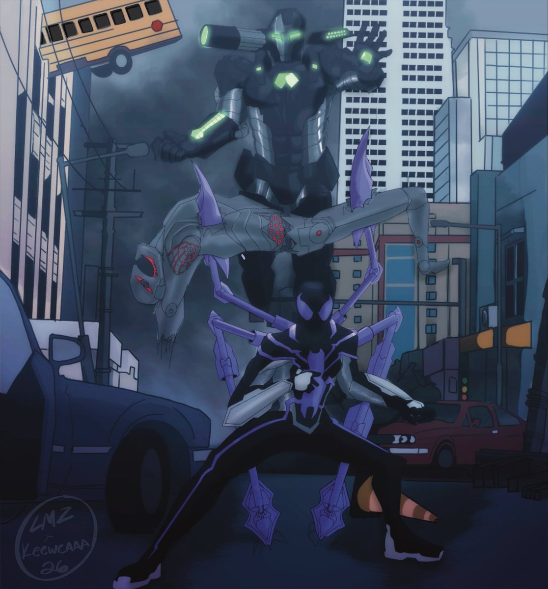 Little commission for <a href="/ButtersJazzy/">Midnight Spider Butters2</a>, huge shoutout to <a href="/KeeweAAA/">KeeweArt -COMMS OPEN</a> for helping me with the compositing.