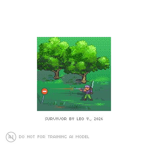 The Survivor #aseprite #pixelart #ドット絵 #像素艺术 #像素藝術