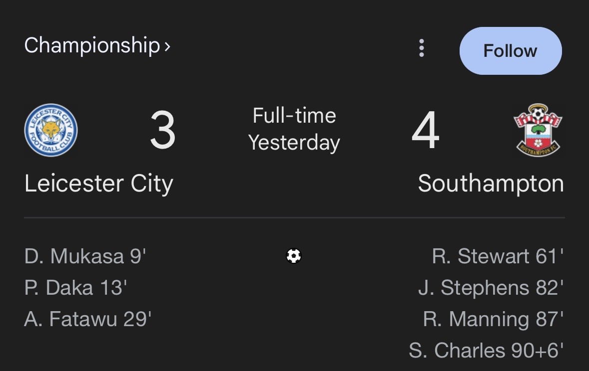 Saints Statistics tweet media