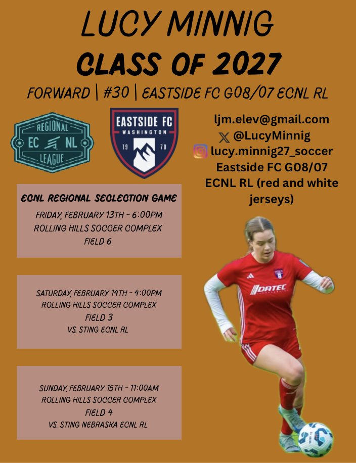 LucyMinnig's tweet photo. ECNL RL Texas Showcase Schedule
@TheECNL @ImYouthSoccer @ImCollegeSoccer @TopDrawerSoccer  @PrepSoccer https://t.co/pxUK0w7nSI